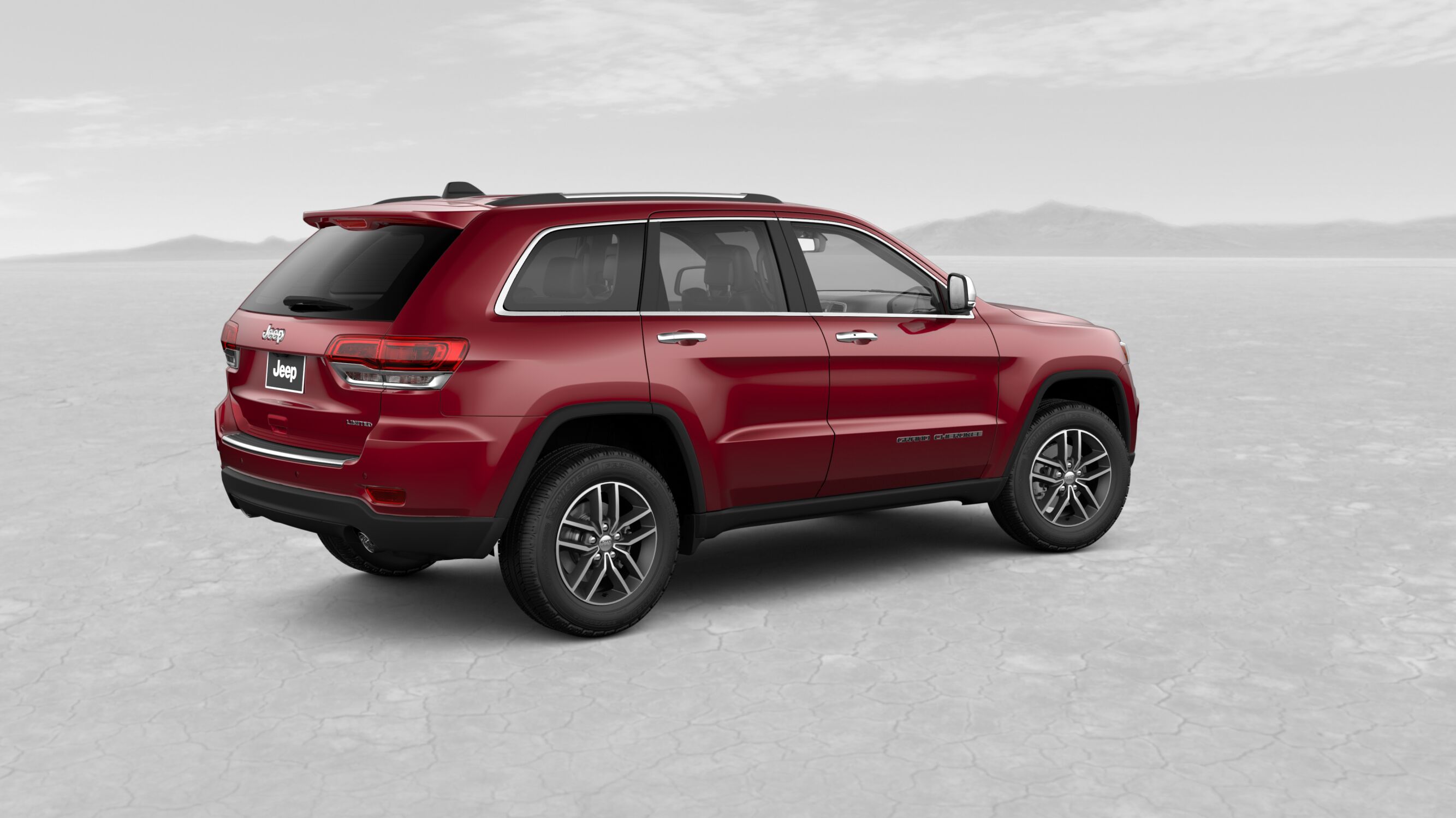 2018 Jeep Grand Chreokee Limited Velvet Red Pearl Exterior Side View